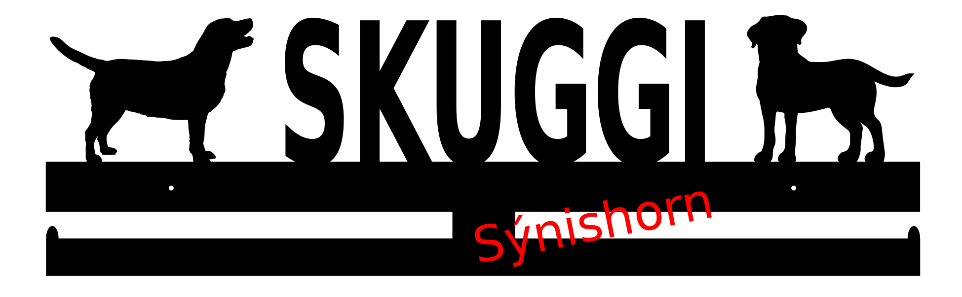 Hengi fyrir rósettur.