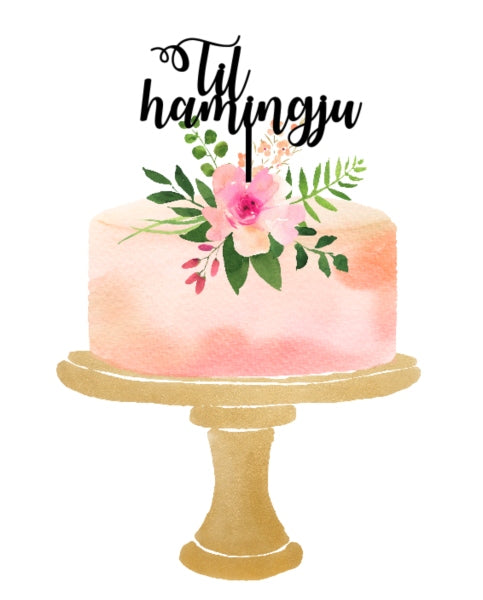 Kökutoppur – Til hamingju