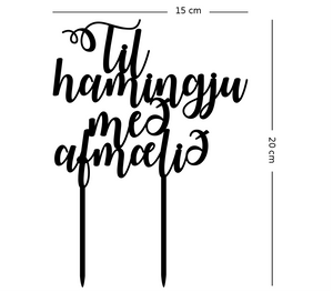 Kökutoppur – Til hamingju með afmælið